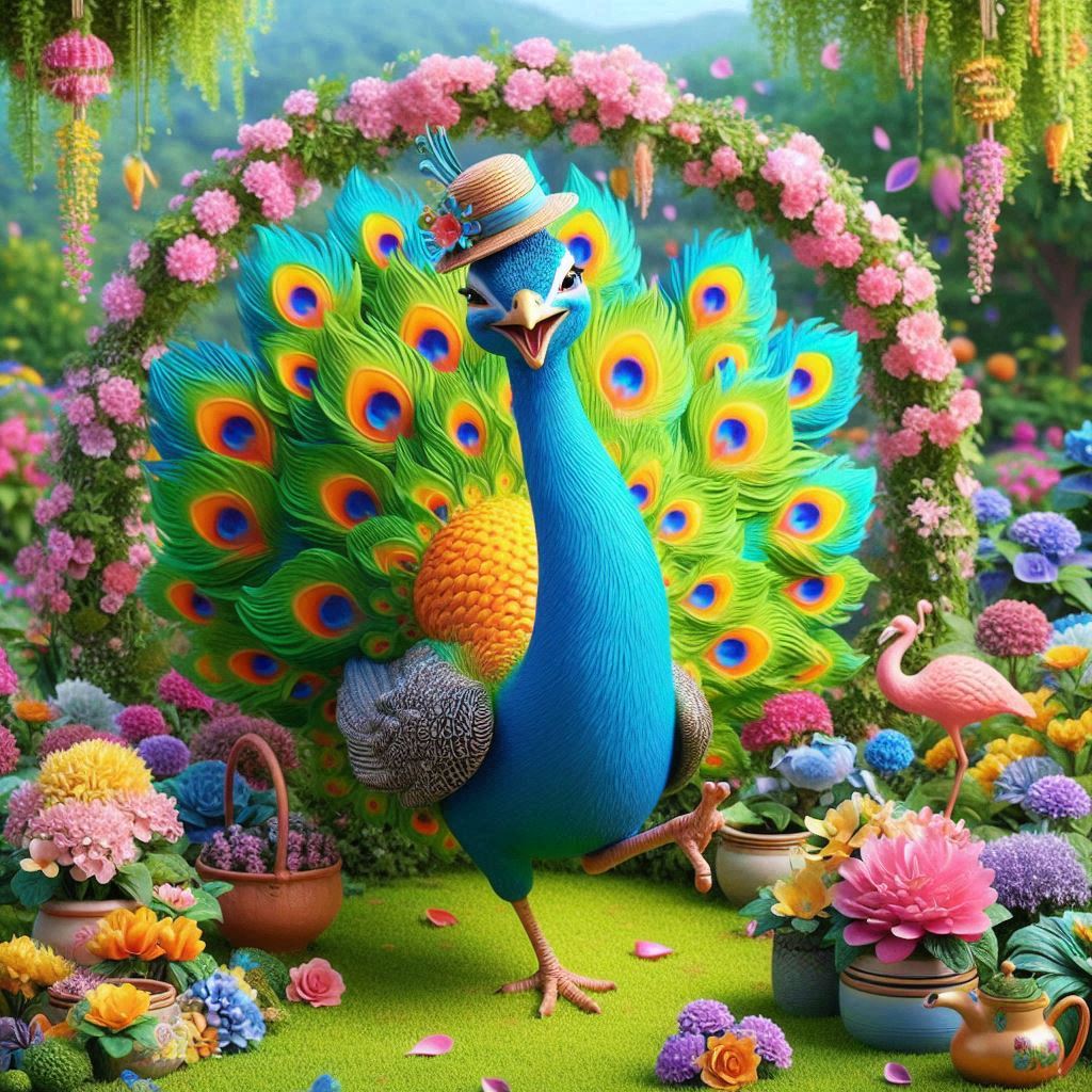 peacock humor