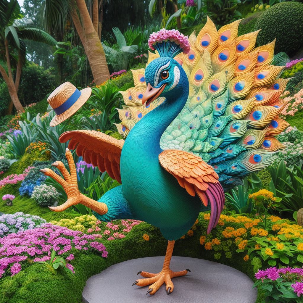 peacock pickup lines