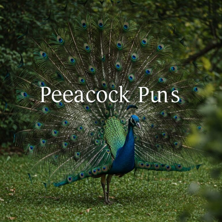 peacock puns