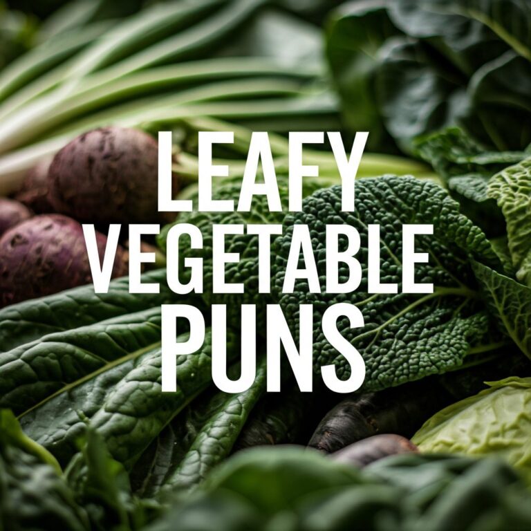 leafy vegetable puns