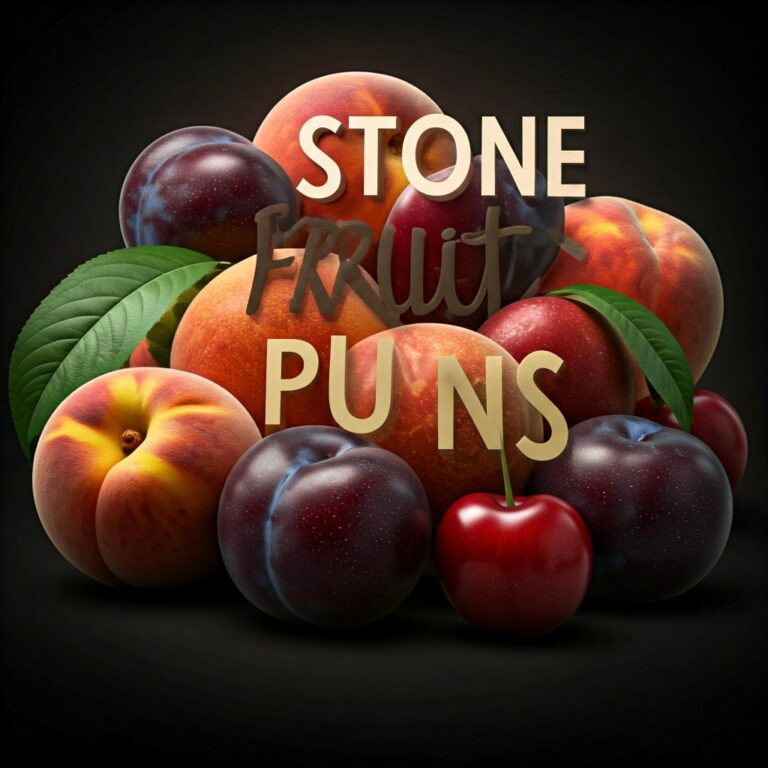 Stone Fruit Puns