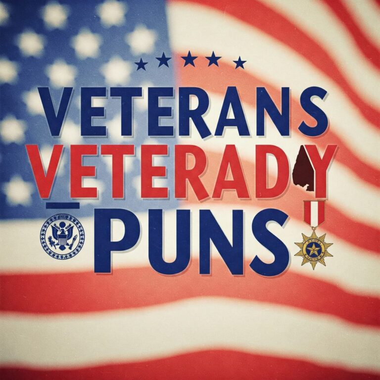 Veterans Day Puns: Saluting Service with a Smile!