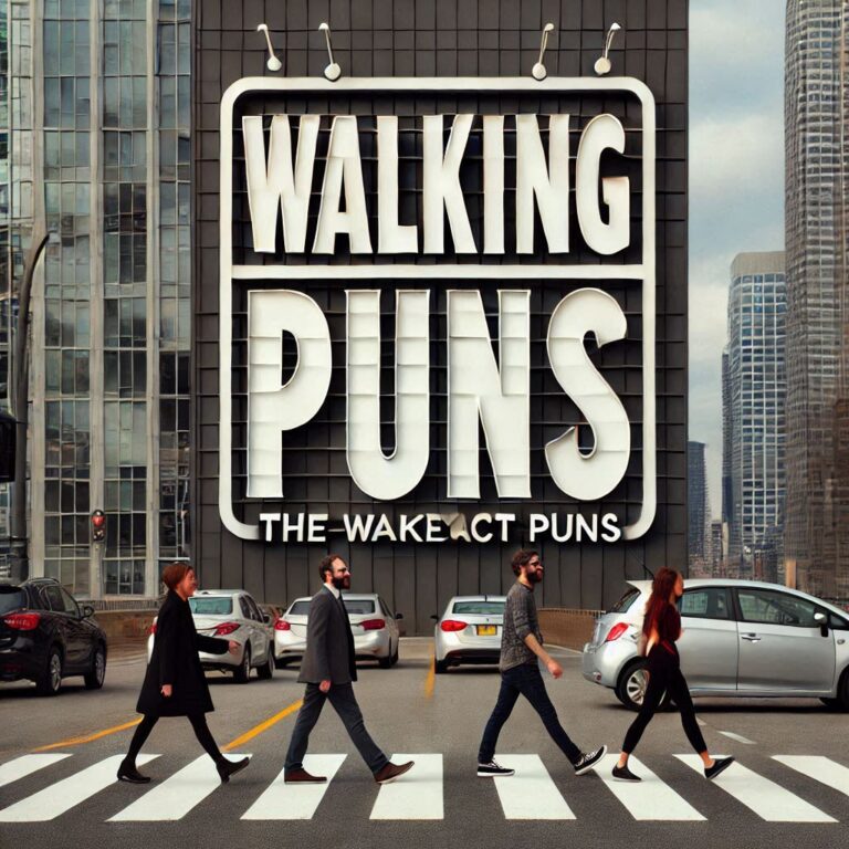 walking puns