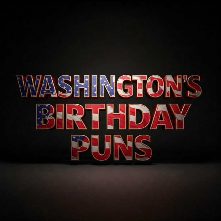 Washingtons Birthday Puns