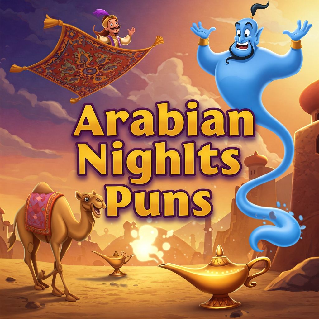 Arabian nights puns