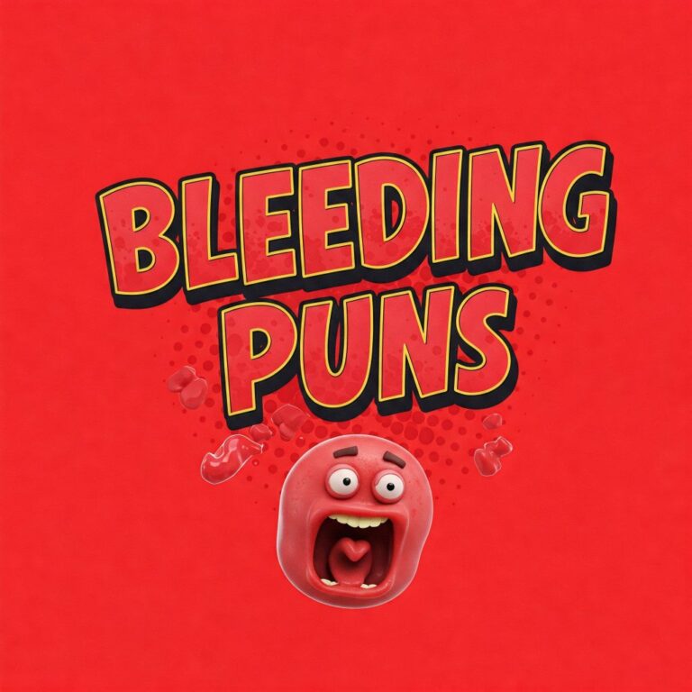 bleeding puns