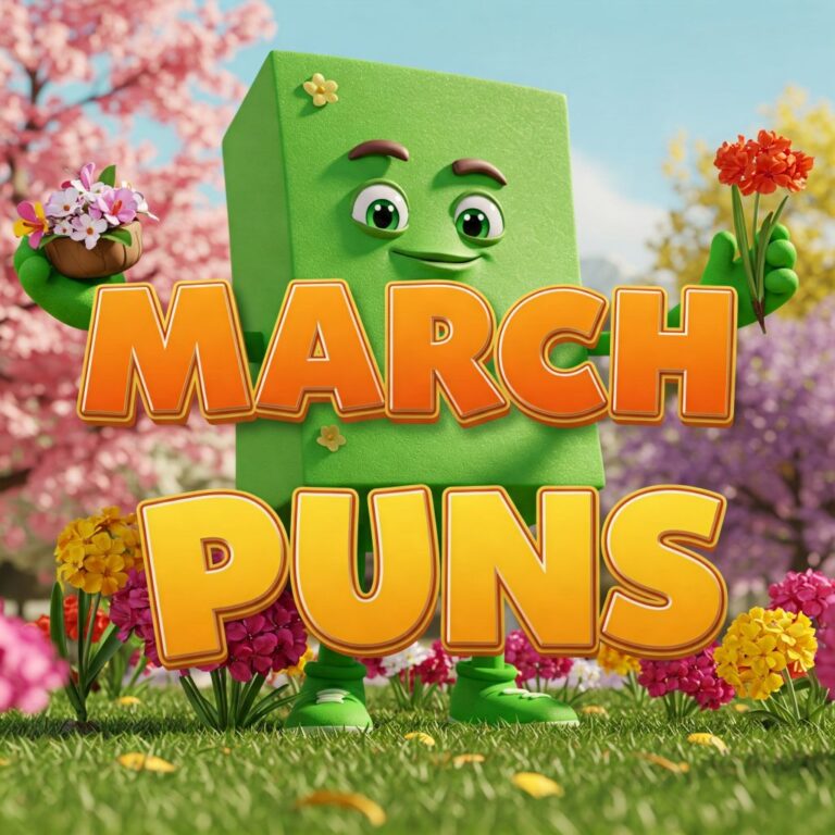 march puns