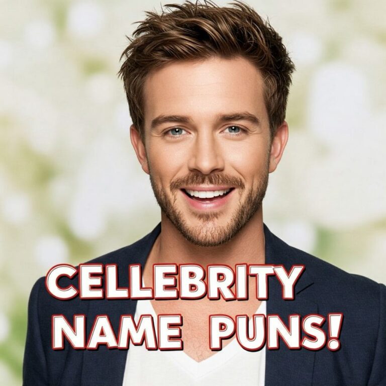 celebrity name puns