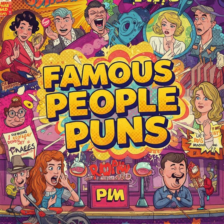 famous people puns