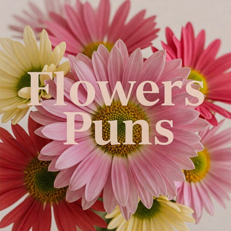 Flowers Puns