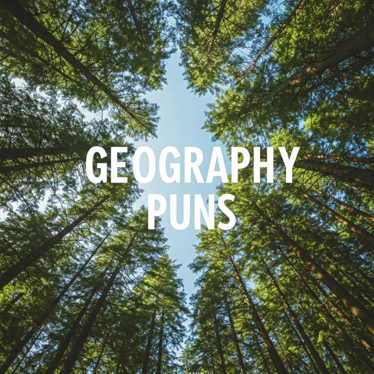 geography puns