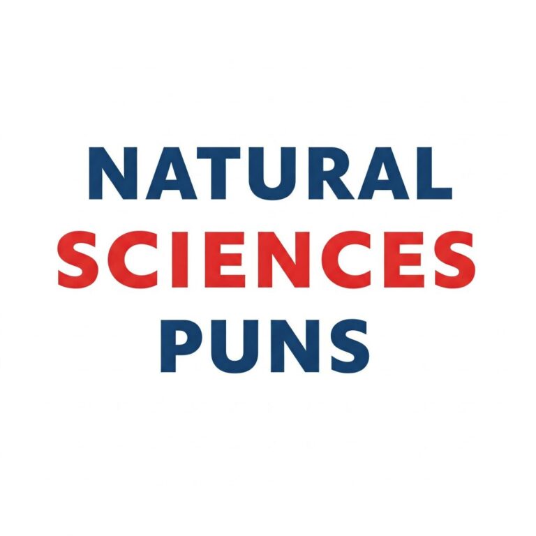 Natural Sciences Puns