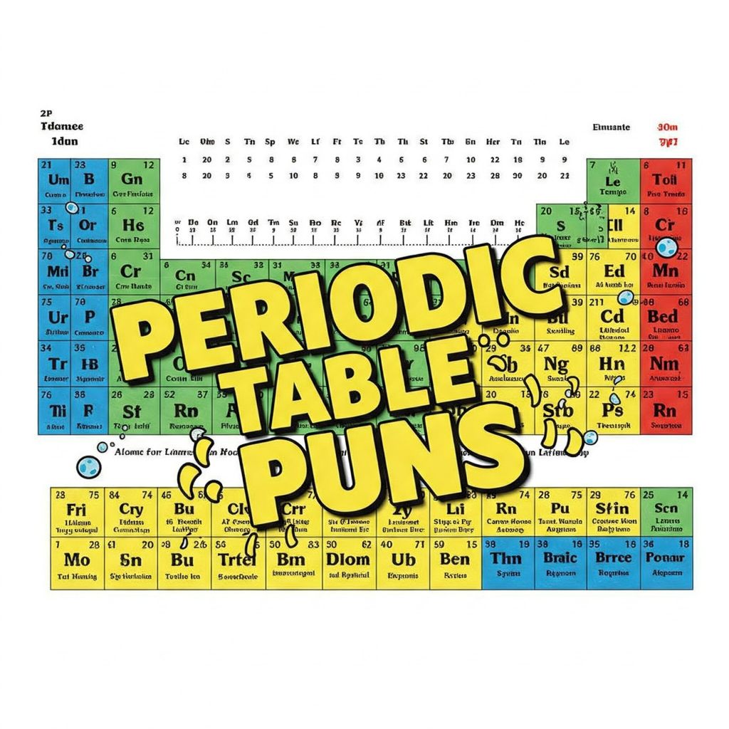 Periodic Table Puns A Chemically Funny Guide Fun With Puns