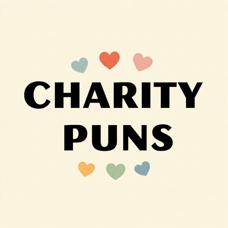 charity puns