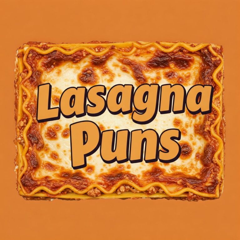 Lasagna Puns: Cheesy Fun for Every Occasion