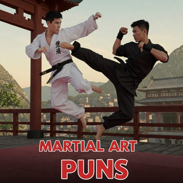 martial art puns
