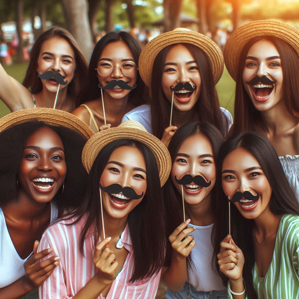 mustache one liners