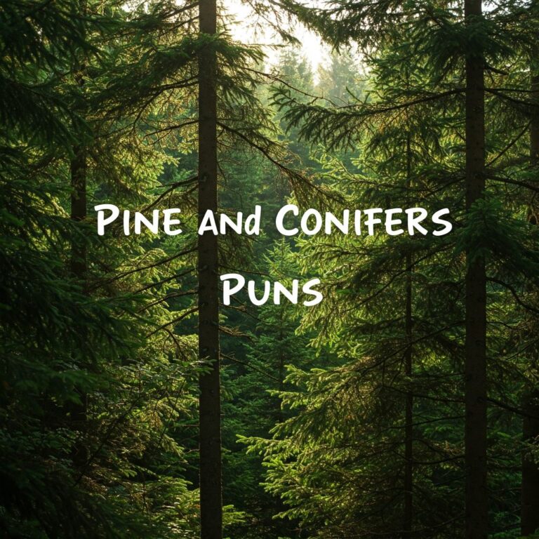 pine and conifer puns