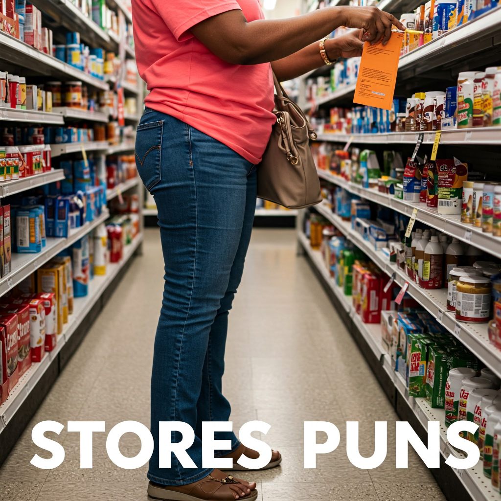 stores puns