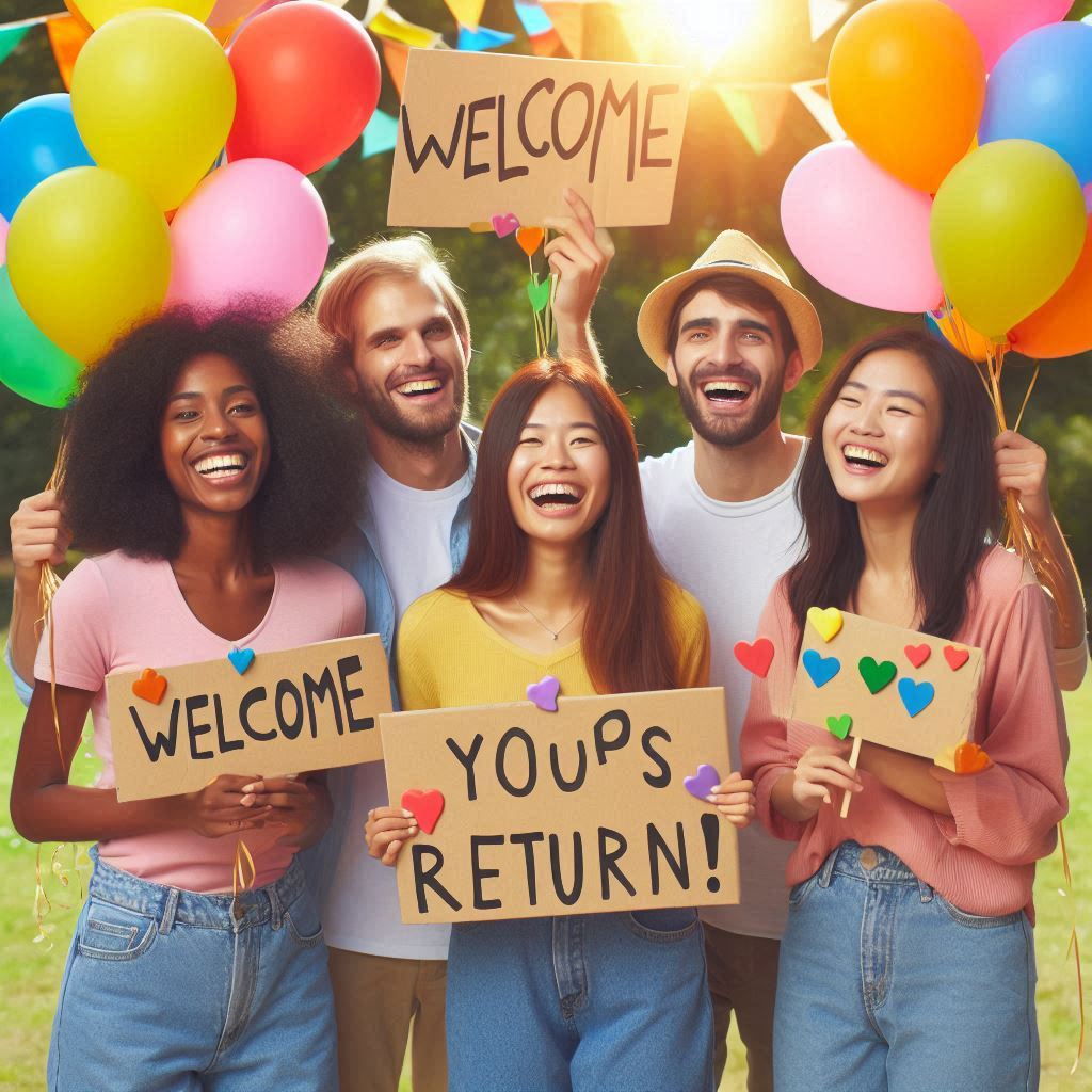 welcome back one liners
