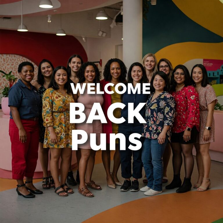 welcome back puns