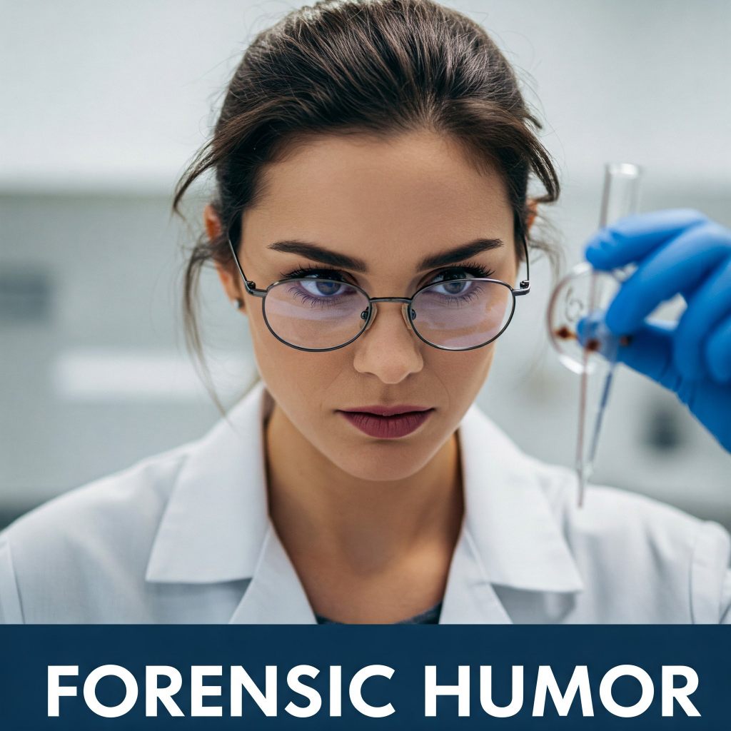 forensic humor