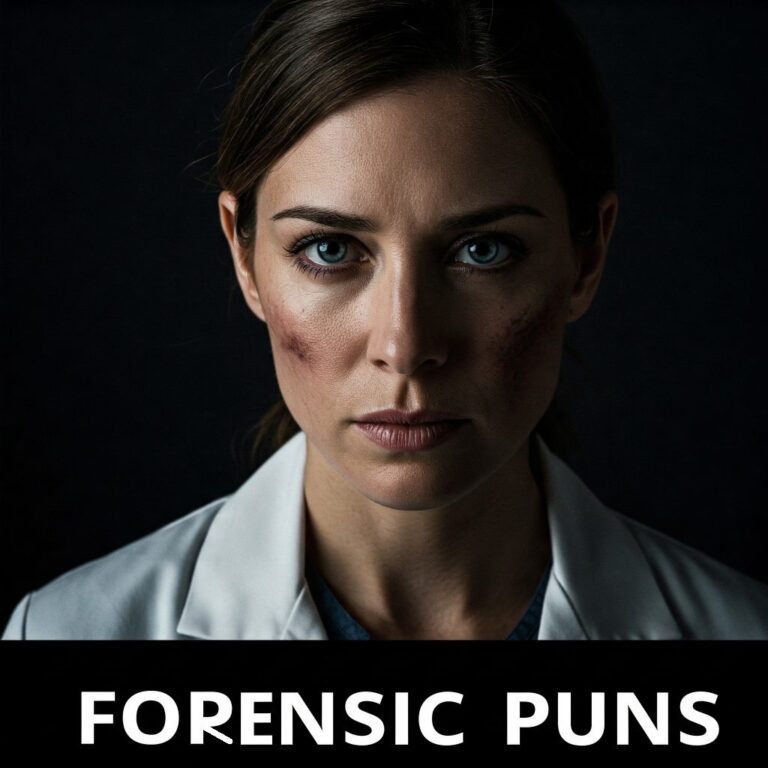 forensic puns
