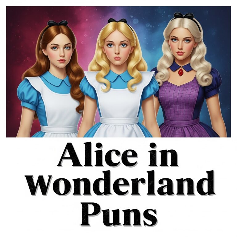 alice in wonderland puns
