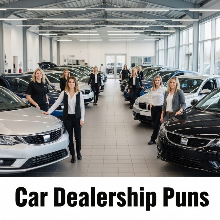 car dealership puns