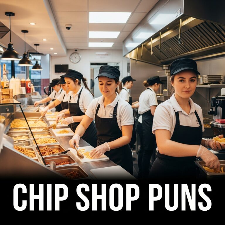 chip shop puns