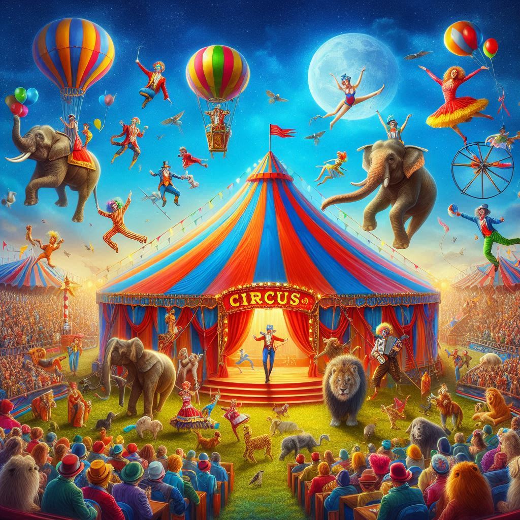 Dirty and Badass Circus Puns