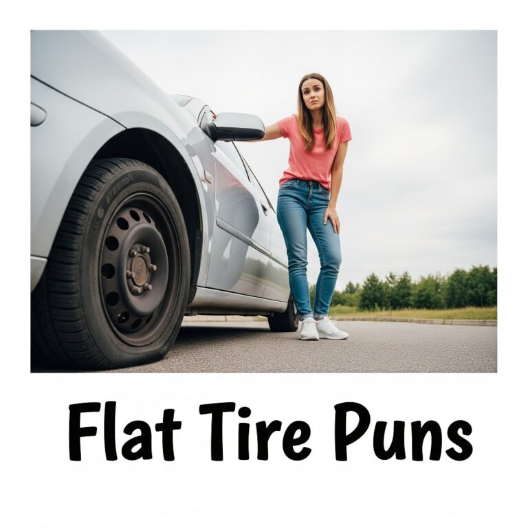 flat tire puns