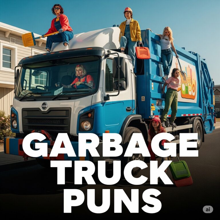 garbage truck puns