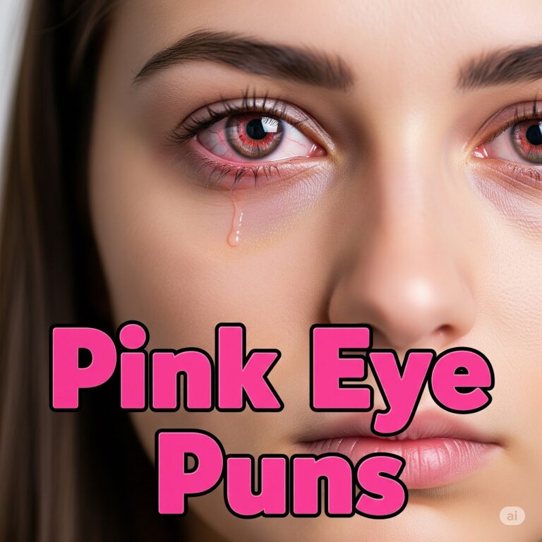 pink eye puns