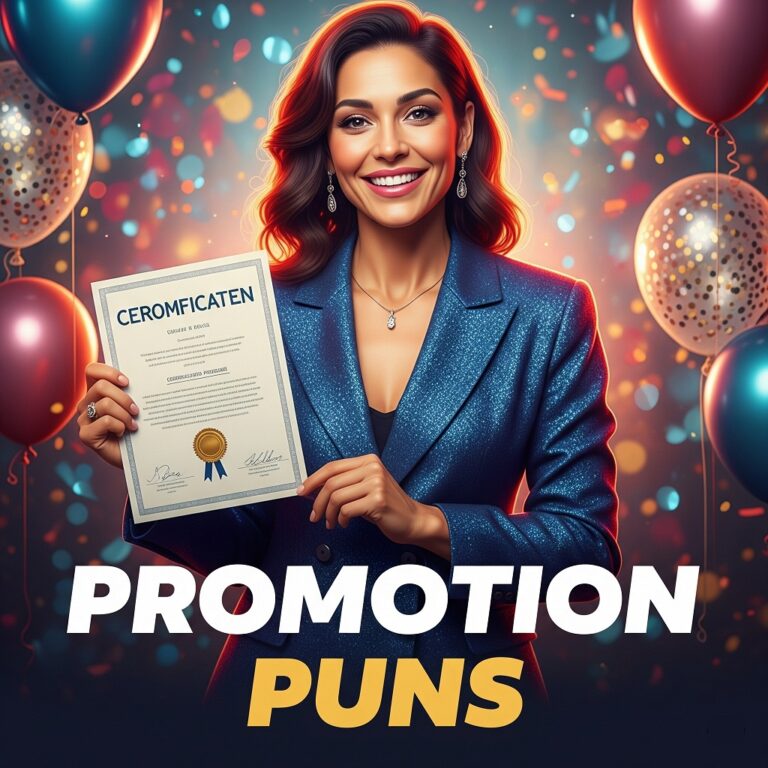 promotion puns