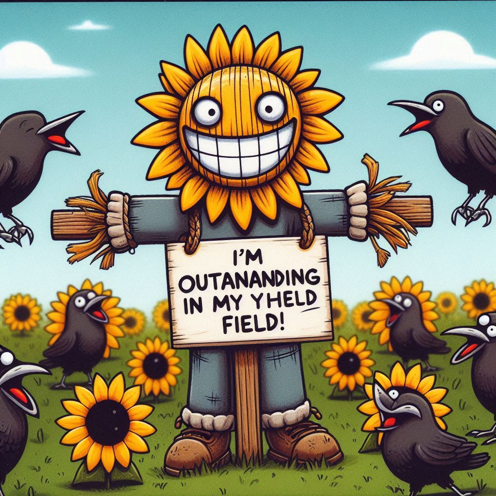 Dirty and Badass Scarecrow Puns