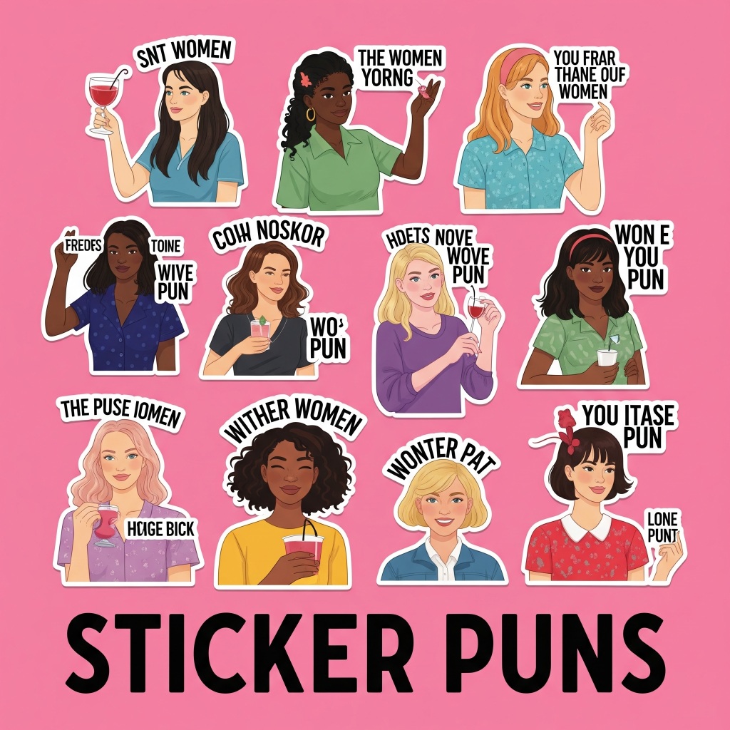 Sticker Puns
