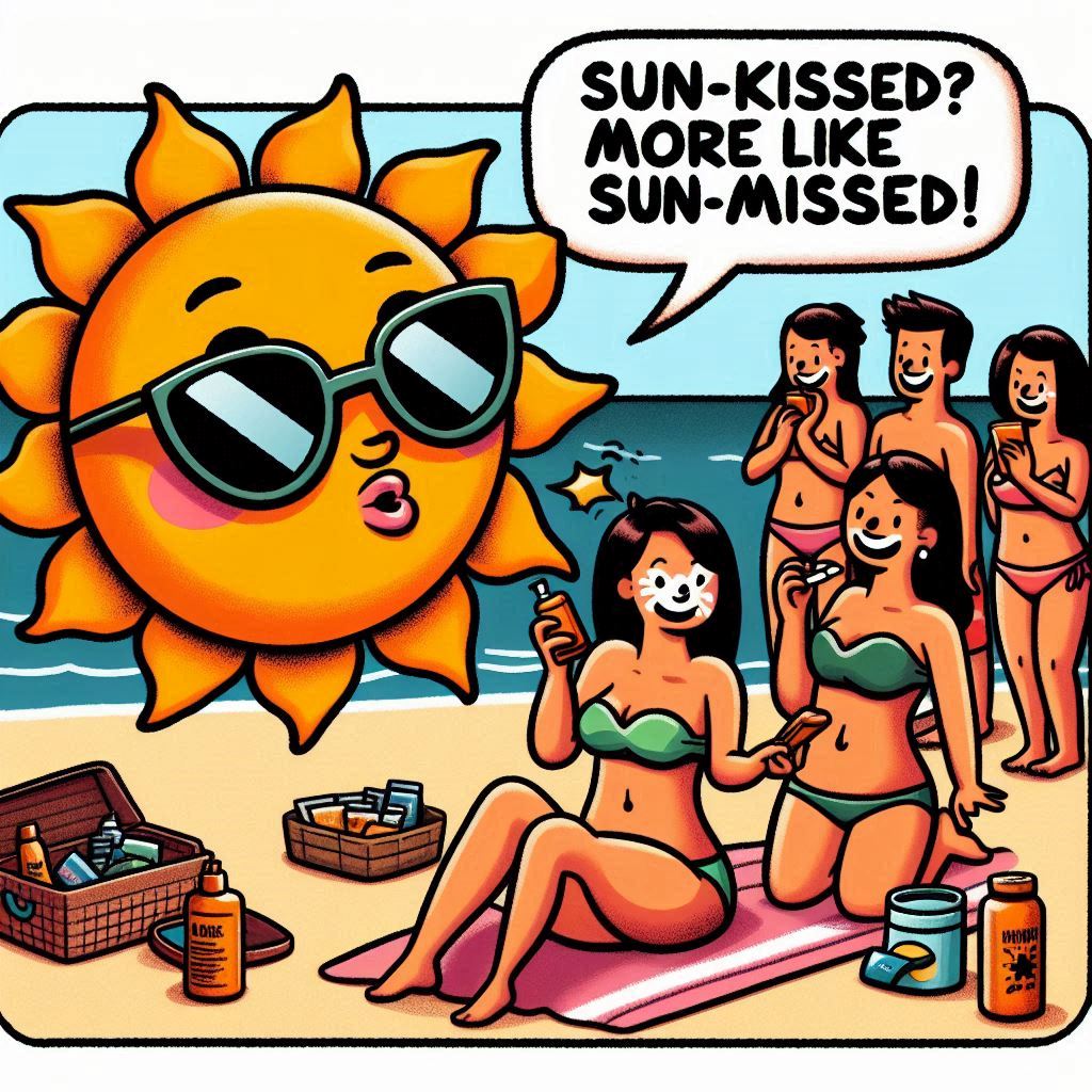 Clever Tan Line Puns