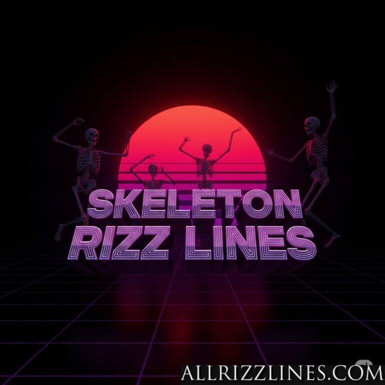 Skeleton Rizz Lines: Bare-Bones Charm for a Bone-afide Connection!